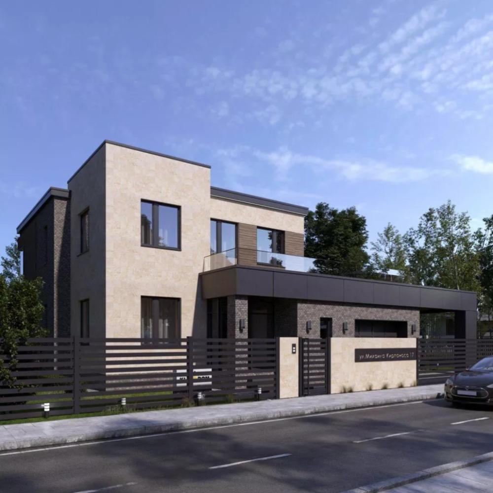 Проект дома КЛМ 129 в стиле Современный на 329.50 кв.м.